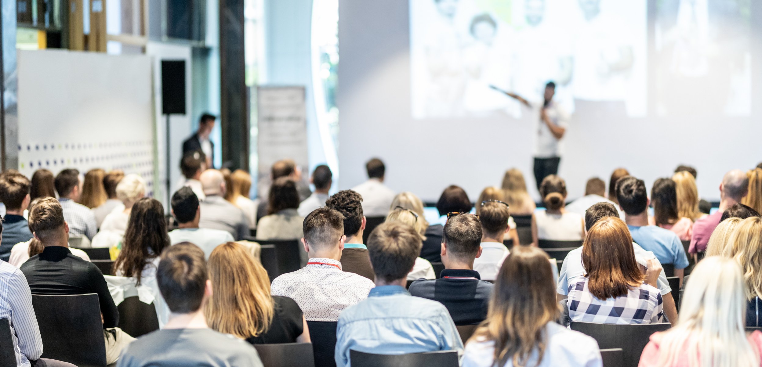 Business Speaker at a Conference